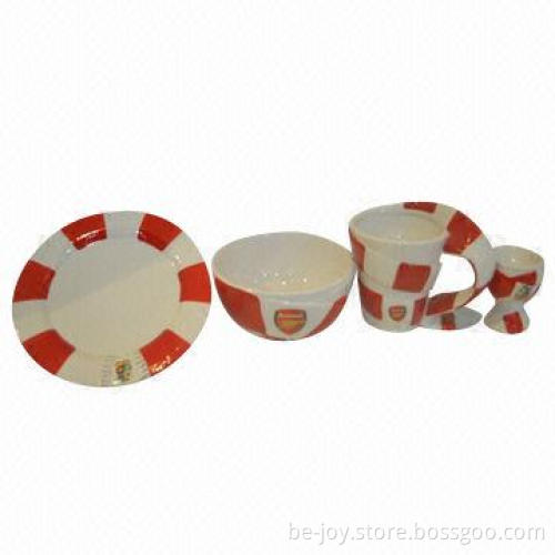 4-piece Children's Dinnerware Set, Available in Various Designs, OEM Orders are Welcome